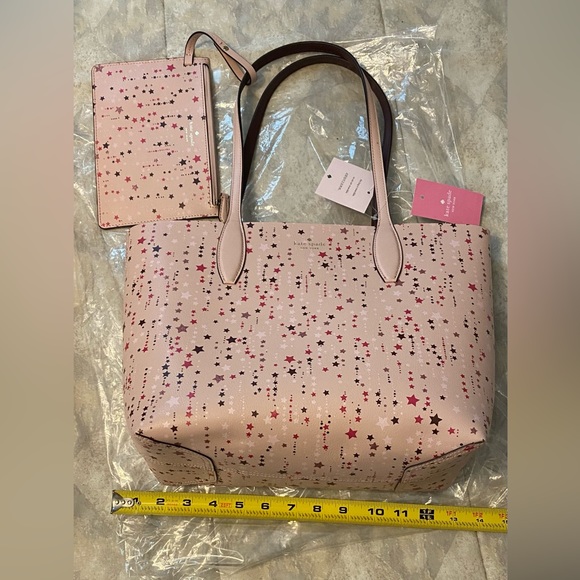 Kate Spade Staci Twinkle reversible, tote with wristlet - Picture 2 of 4